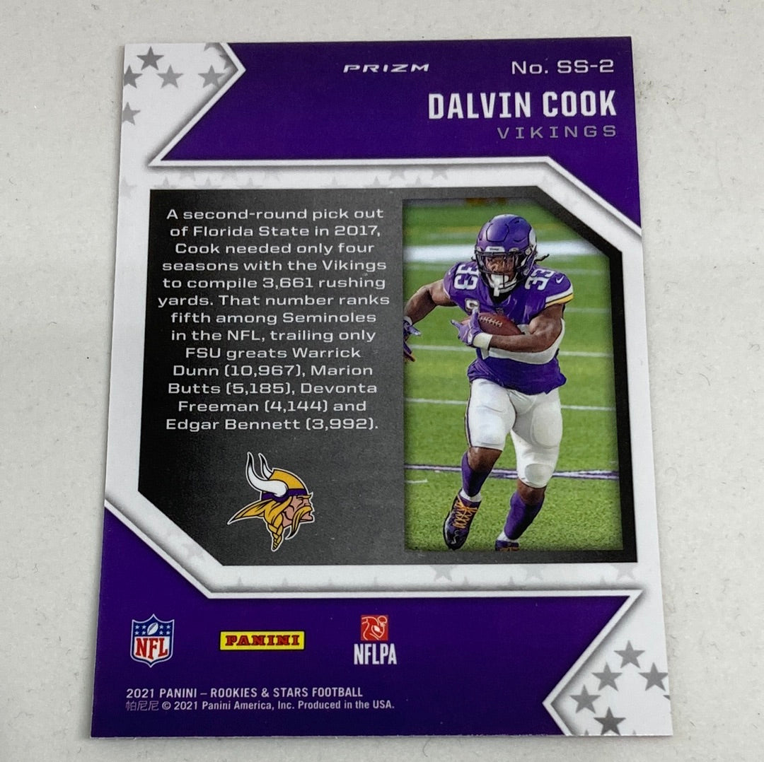 2021 Panini Rookies & Stars Dalvin Cook Studded Panini