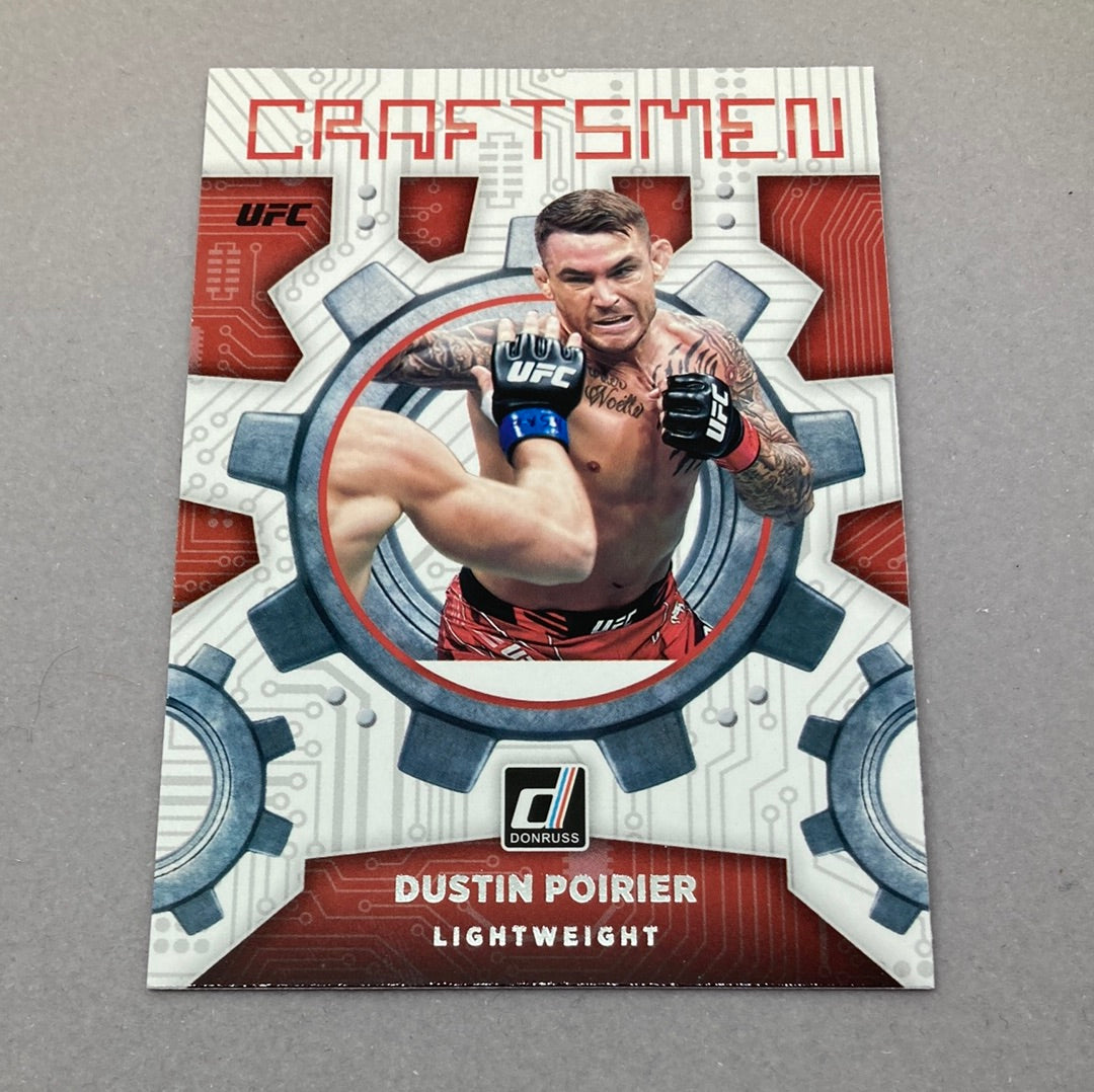 2022 Panini Donruss Dustin Poirier Craftsmen UFC Card Panini