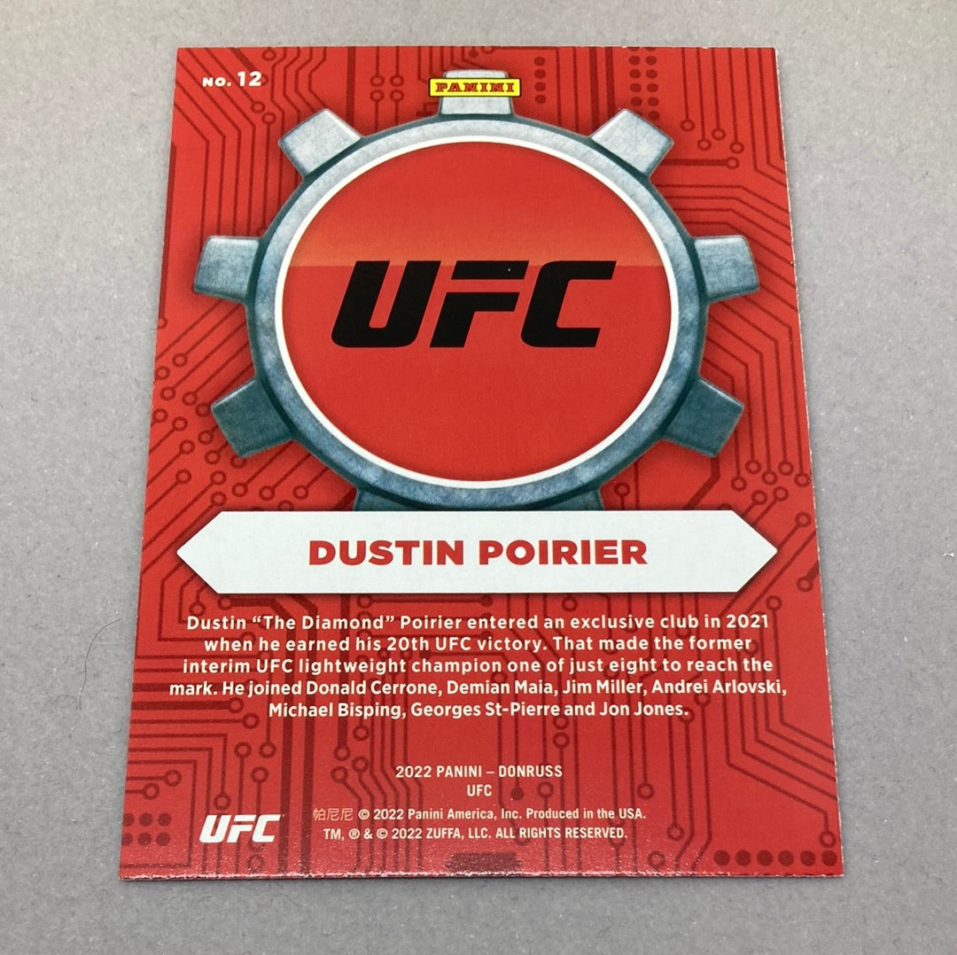 2022 Panini Donruss Dustin Poirier Craftsmen UFC Card Panini