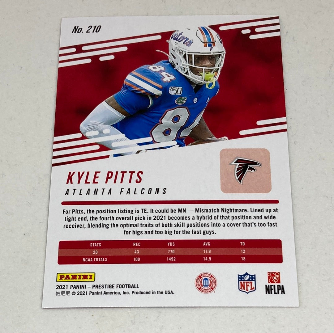 2021 Panini Prestige Kyle Pitts Rookie Card Panini