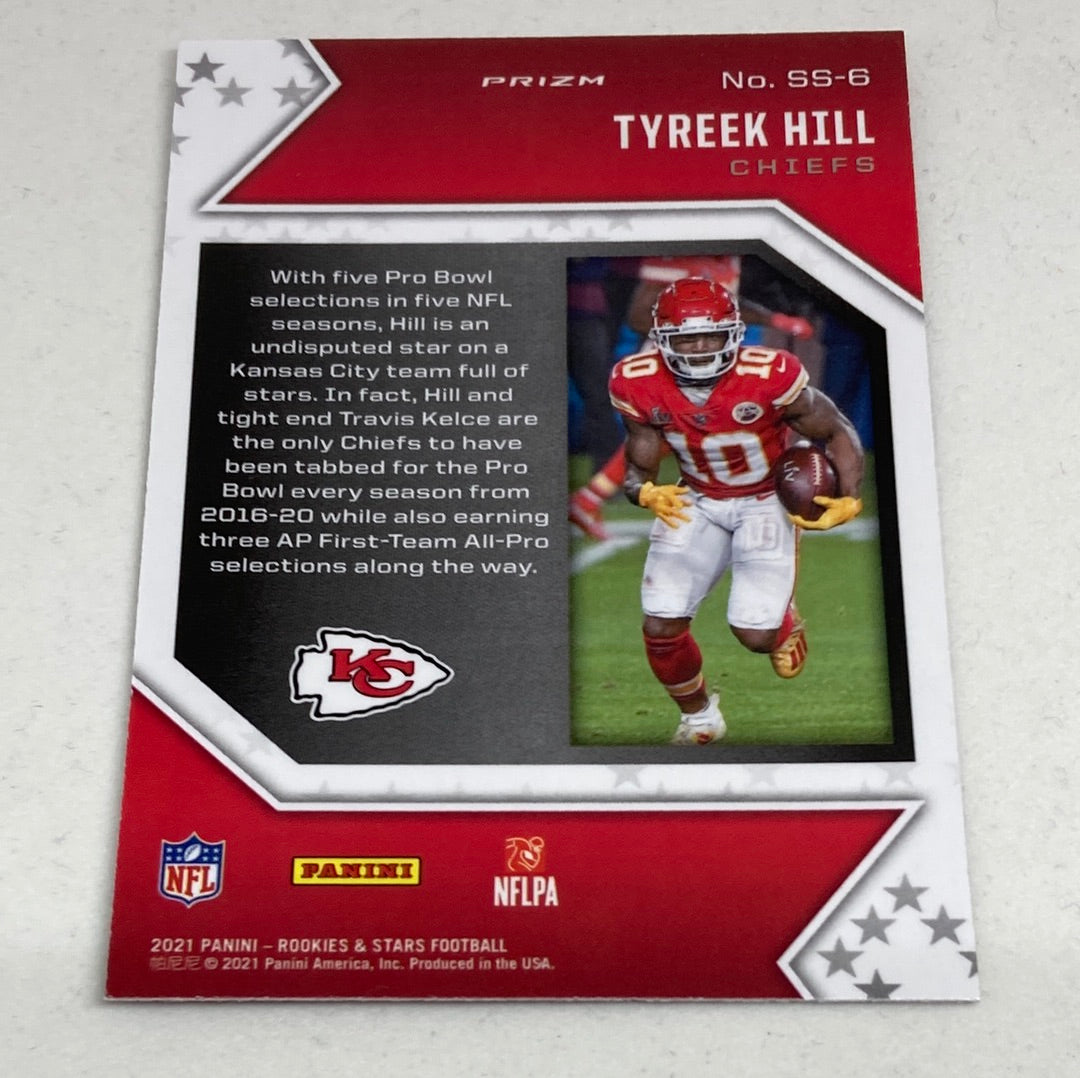 2021 Panini Rookies & Stars Tyreek Hill Star Studded Panini