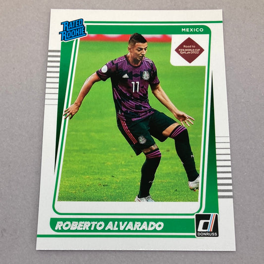 2021-22 Panini Donruss Roberto Alvarado Rated Rookie Soccer Card Panini