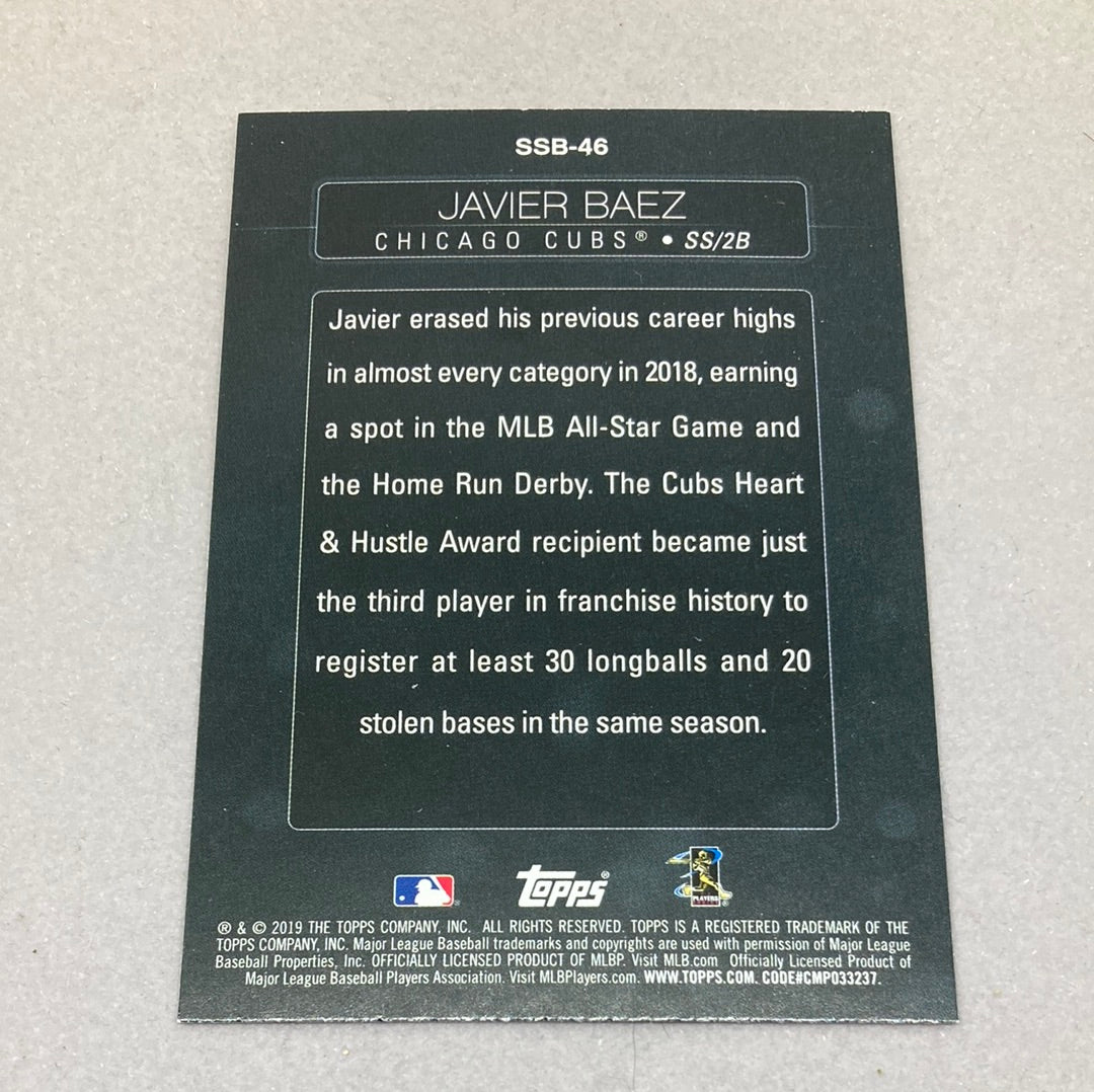 2019 Topps Javier Baez Stars of the Game Baseball Card Topps