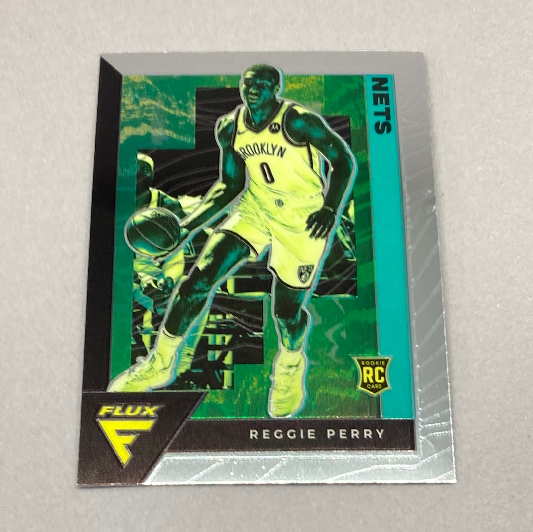 2020-21 Panini Flux Reggie Perry Rookie Card Panini