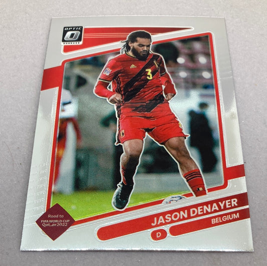 2021-22 Panini Donruss Optic Jason Denayer Soccer Card Panini