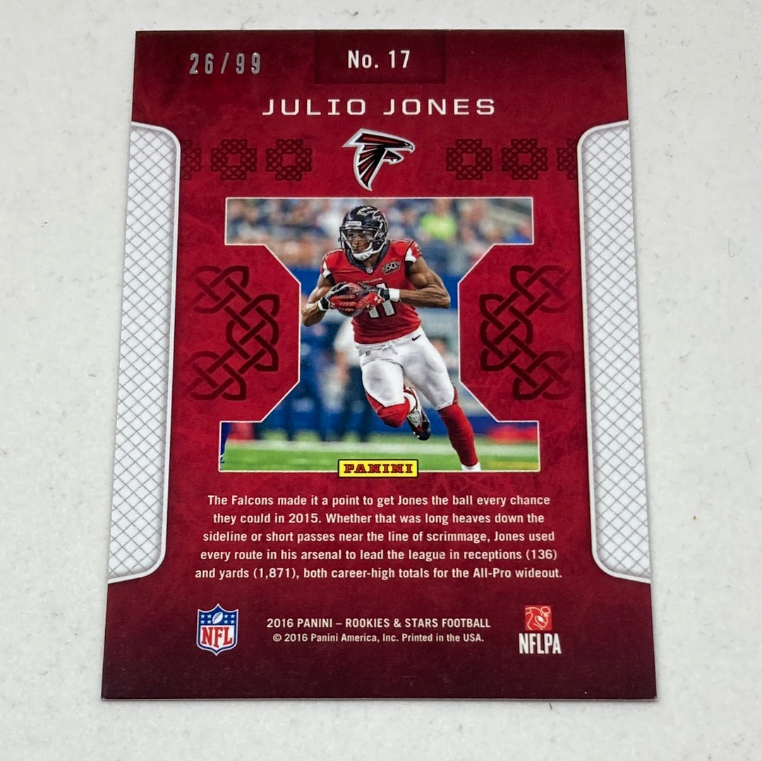 2016 Panini Rookies & Stars Julio Jones 26/99 Panini