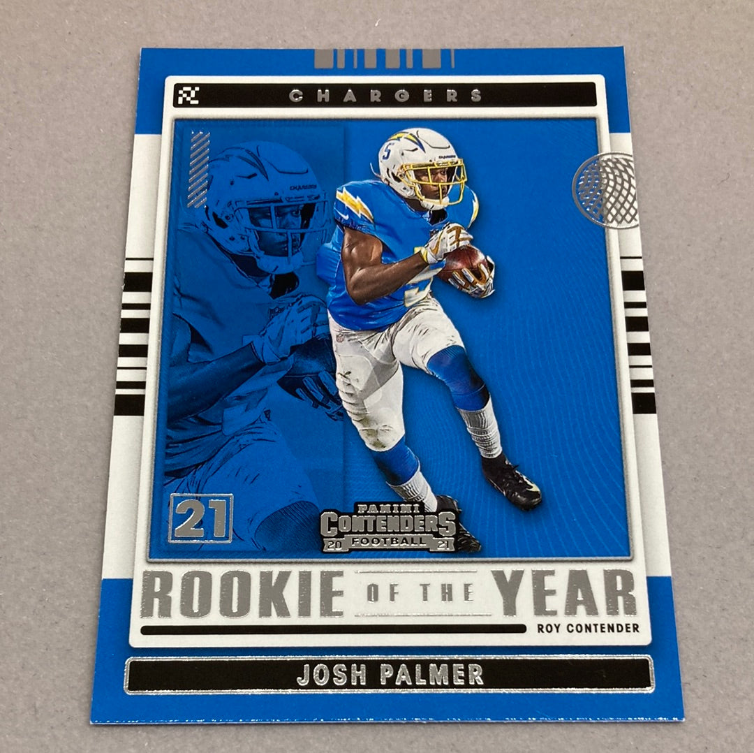 2021 Panini Contenders Josh Palmer Rookie of the Year Card Panini