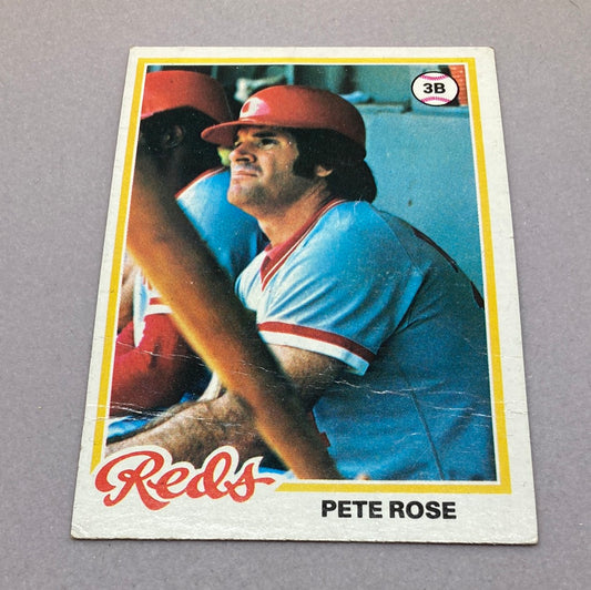 1978 Topps Baseball #20 Pete Rose Baseball Card Topps