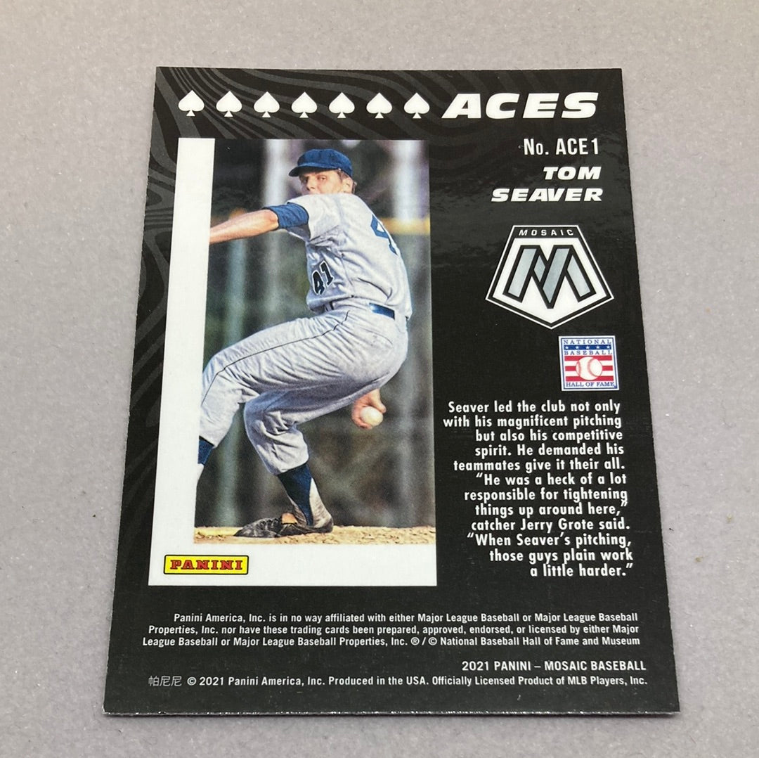 2021 Panini Mosaic Tom Seaver Aces Baseball Card Panini