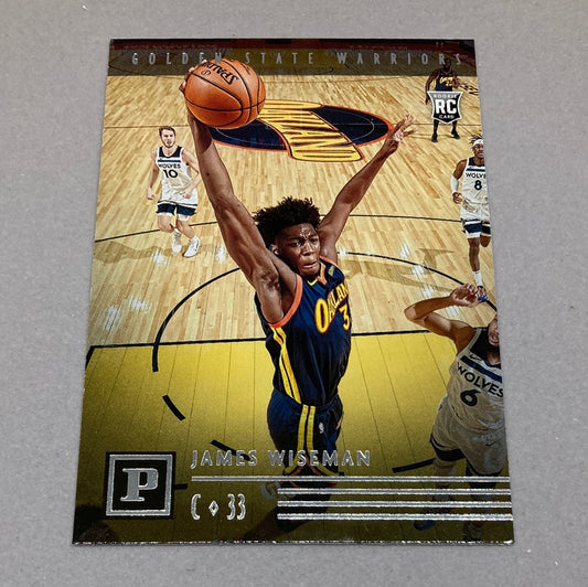 2020-21 Panini Chronicles James Wiseman Rookie Card Panini