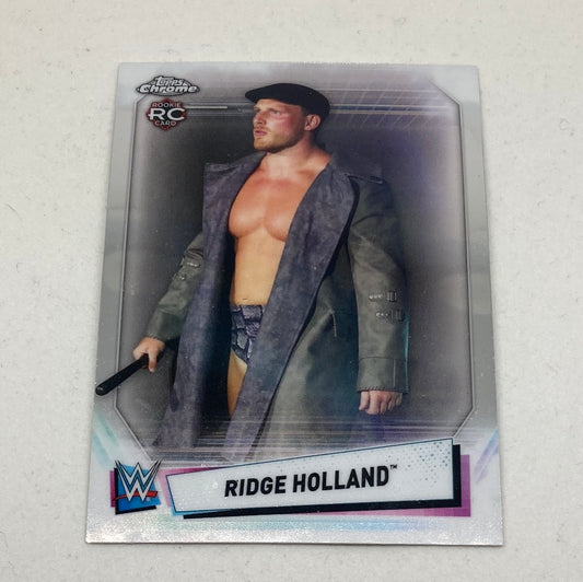 2021 Topps Chrome WWE Ridge Holland Rookie Card Topps