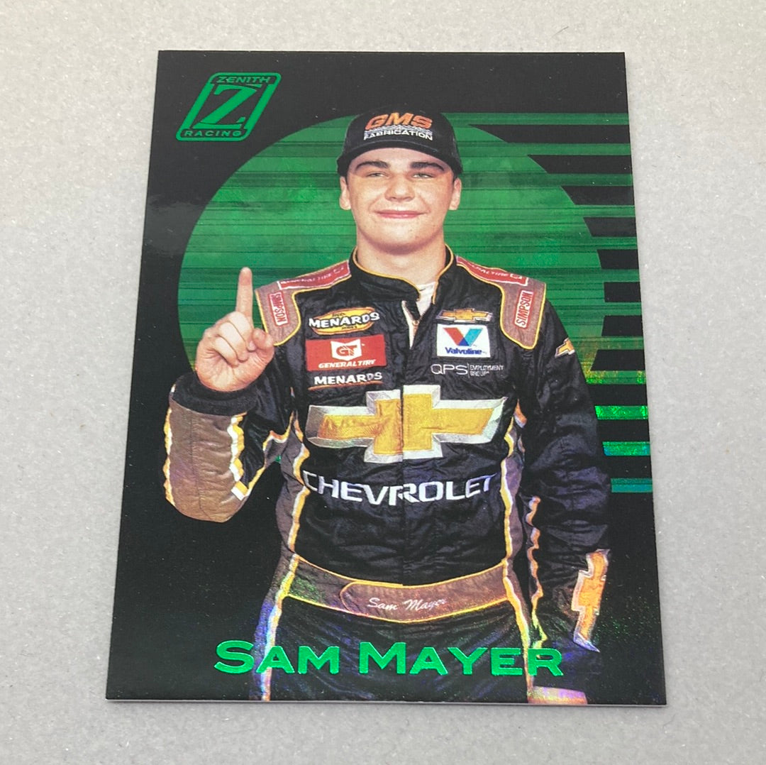 2021 Panini Chronicles Zenith Sam Mayer Nascar Card Panini