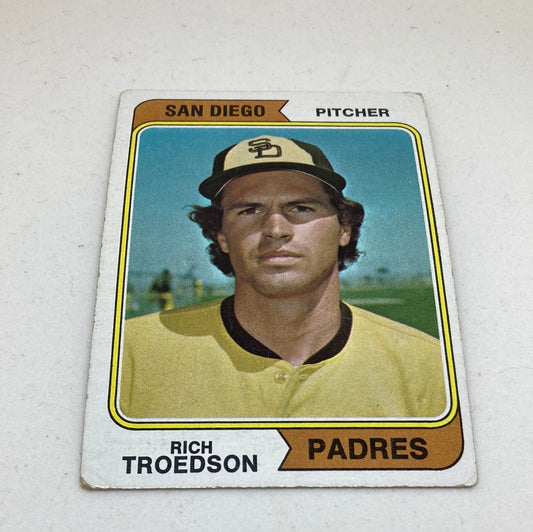 1974 Topps Rich Troedson Padres Baseball Card Topps