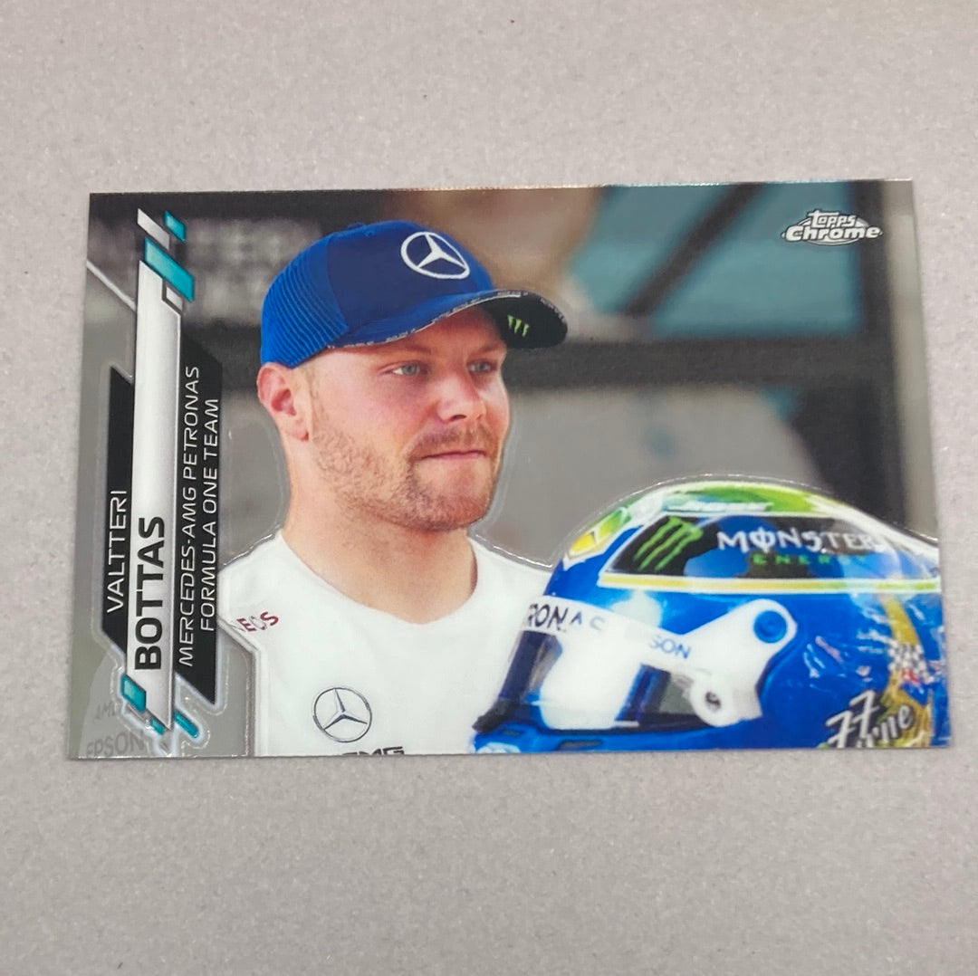 2020 Topps Chrome Valtteri Bottas Base #175 F1 Card Topps