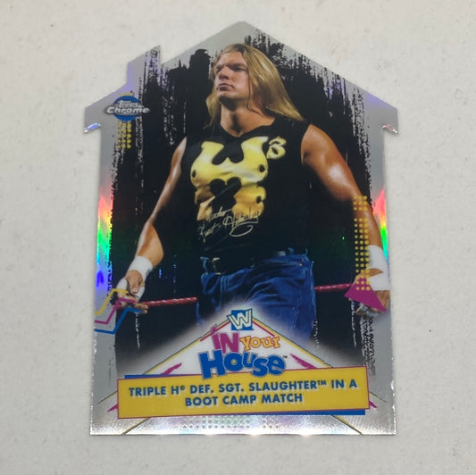 2021 Topps Chrome WWE Triple H In Your House Topps