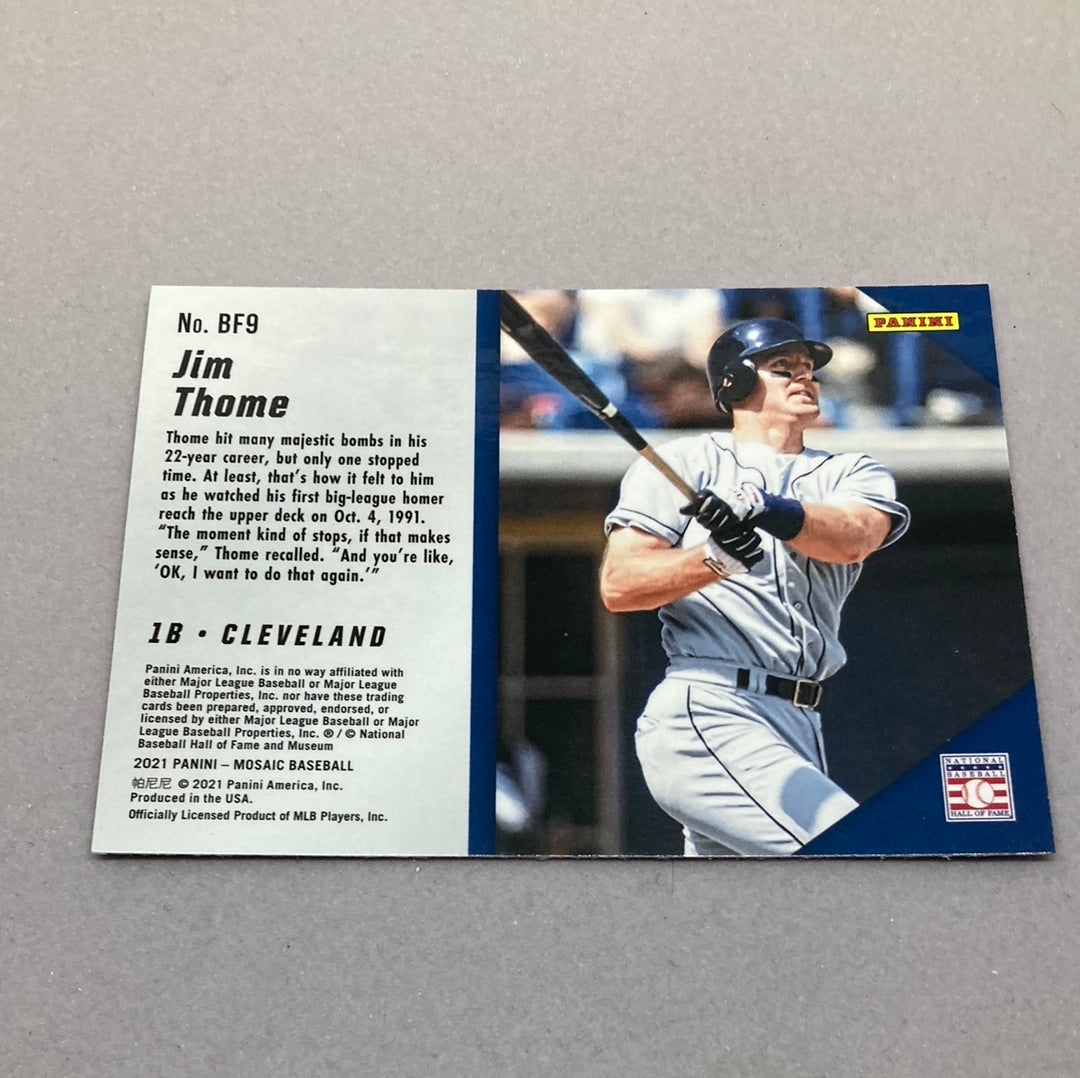 2021 Panini Mosaic Jim Thome Big Fly Baseball Card Panini