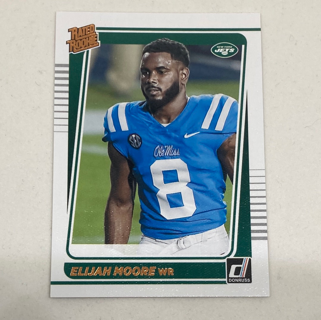 2021 Panini Donruss Canvas Elijah Moore Rated Rookie Panini