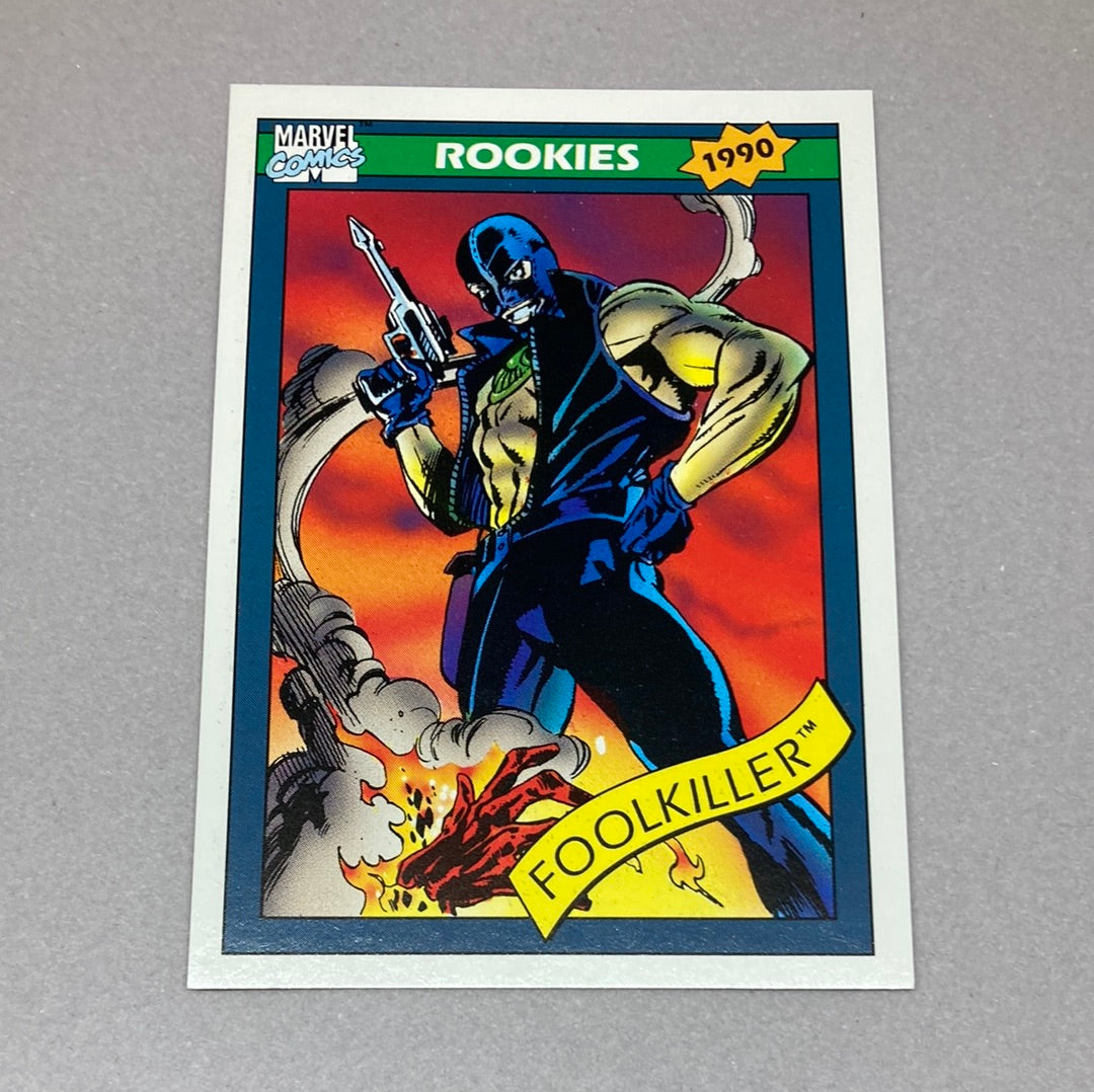 1990 Impel Marvel Foolkiller Trading Card Impel