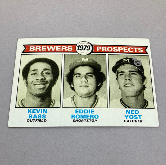 1979 Topps Bass, Romero, Yost #708 Baseball Card Topps