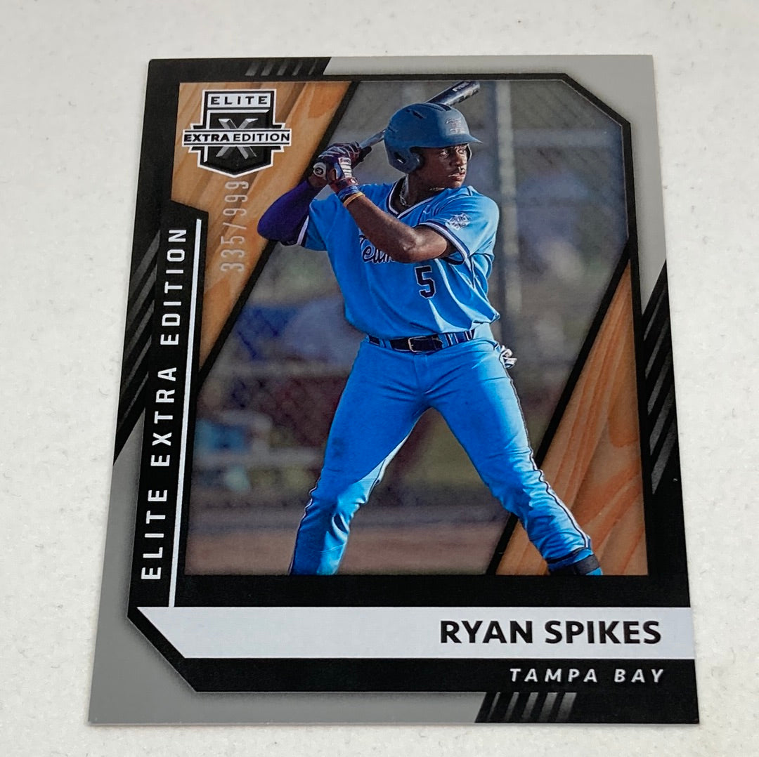 2021 Panini Elite Extra Edition Ryan Spikes 335/999 Baseball Card Panini