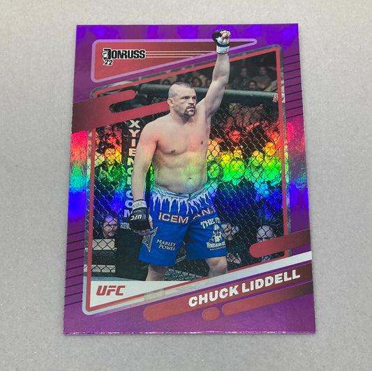 2022 Panini Donruss Chuck Liddell Purple UFC Card Panini