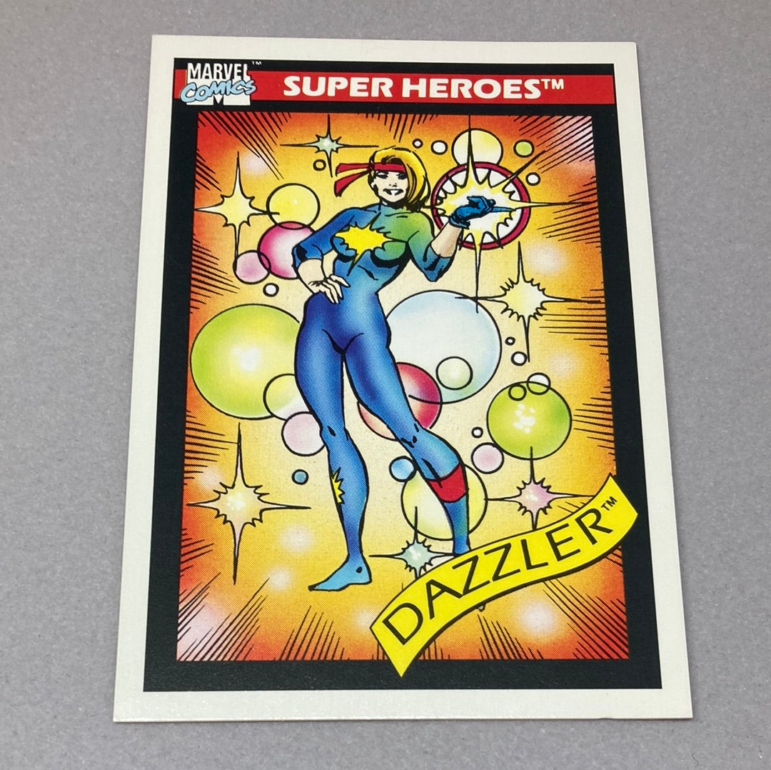 1990 Impel Marvel Dazzler Trading Card Impel