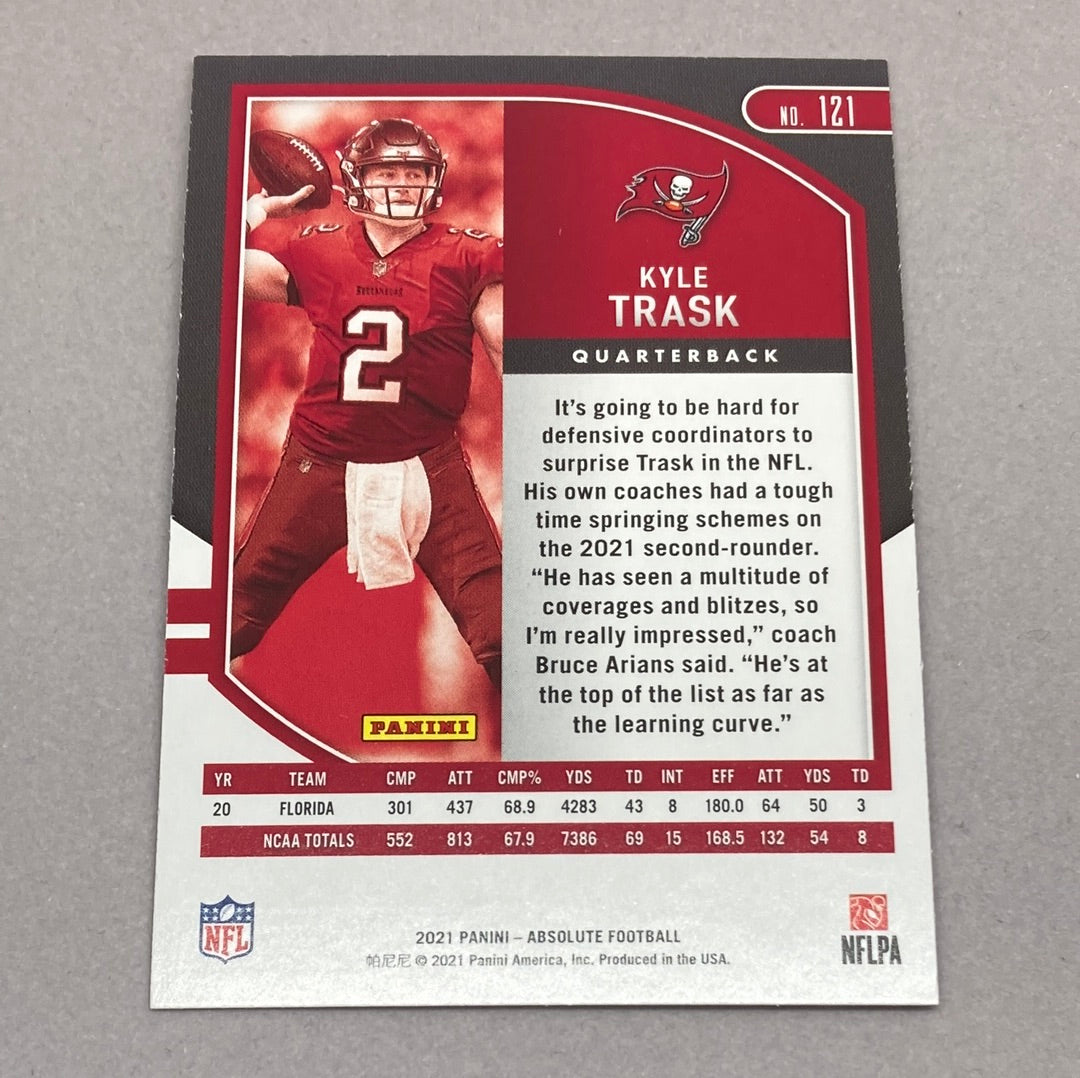 2021 Panini Absolute Kyle Trask Rookie Card Panini