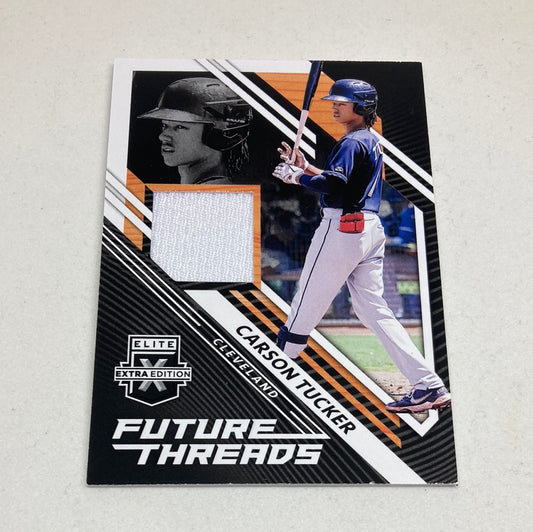 2021 Panini Elite Extra Edition Carson Tucker Future Threads Panini