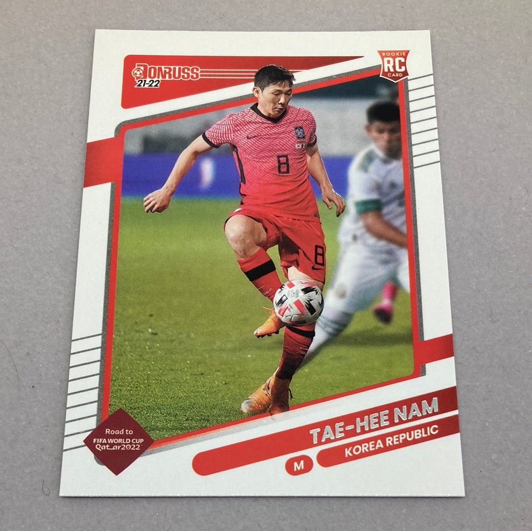 2021-22 Panini Donruss Tae-Hee Nam Rookie Soccer Card Panini