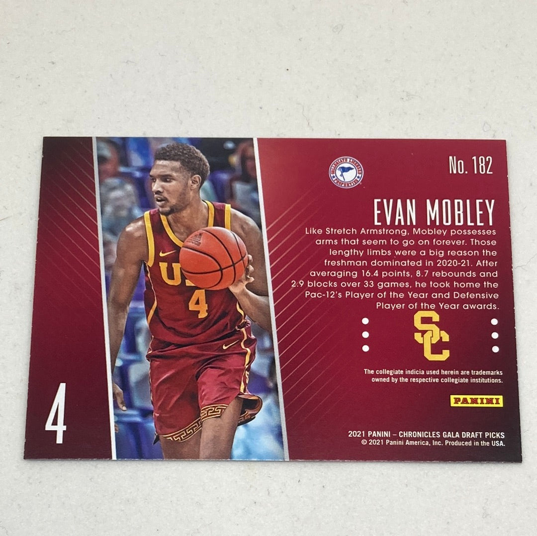 2021-22 Panini Chronicles Evan Mobley Gala Rookies Panini