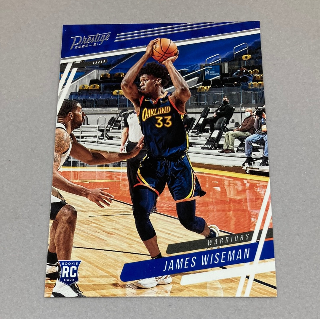 2020-21 Panini Prestige James Wiseman Rookie Card Panini