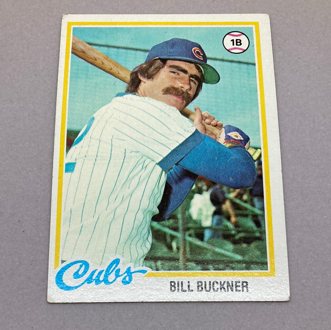 1978 Topps Baseball Bill Buckner Baseball Card Topps