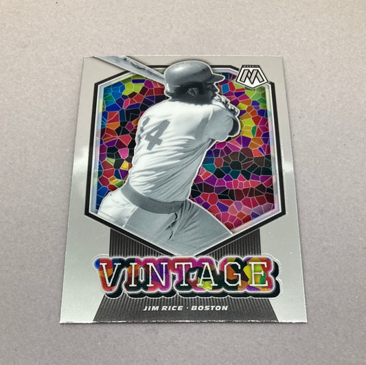2021 Panini Mosaic Jim Rice Vintage Baseball Card Panini